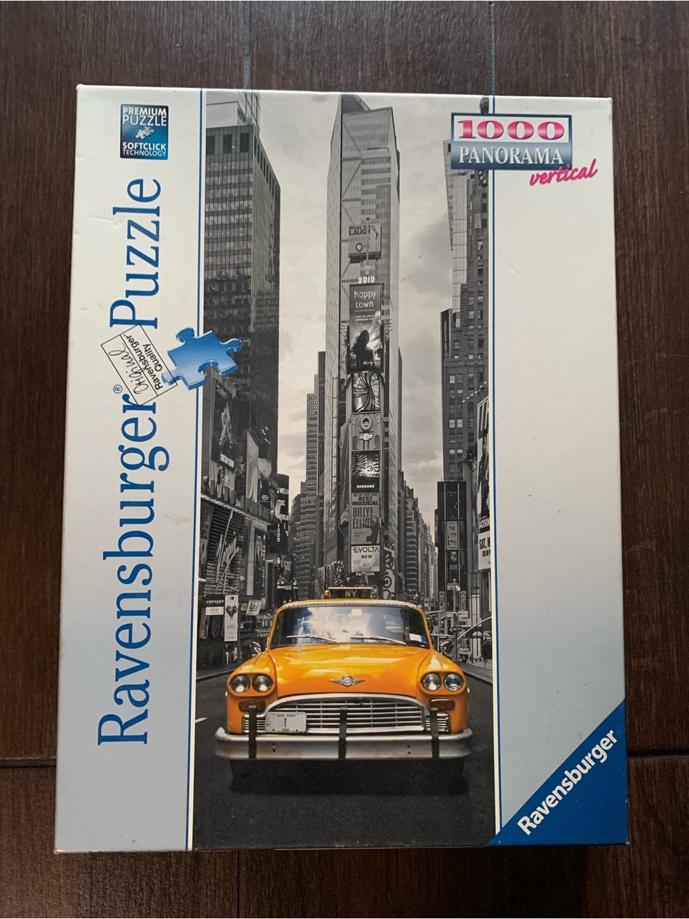 Ravensburger 1000 Pc Puzzle New York NYC Taxi Cab 151196 Burghardt 2010 COMPLETE